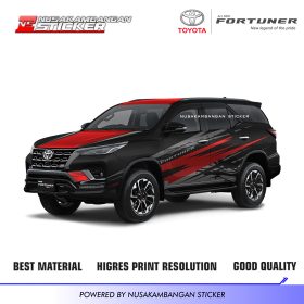 Sticker-Mobil-Toyota-Fortuner-Strip-Red-Stiker-Cuting-Modifikasi